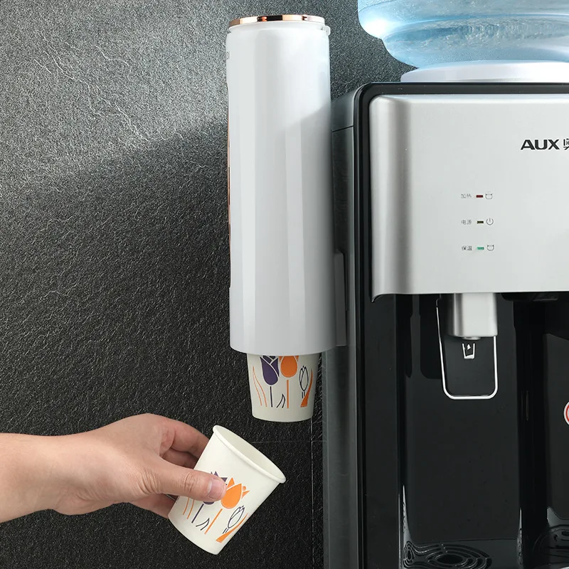 Disposable paper cup dispenser wall-mounted plastic water dispenser cup holder container Paper frame paper cup dispenser