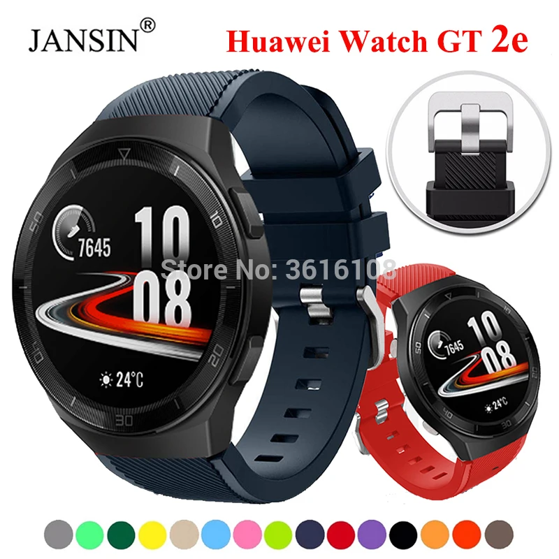Ремешок для часов Huawei gt 2e 22 мм силиконовый ремешок Samsung Galaxy watch 46 Gear S3 GT 2 Amazfit gtr 47