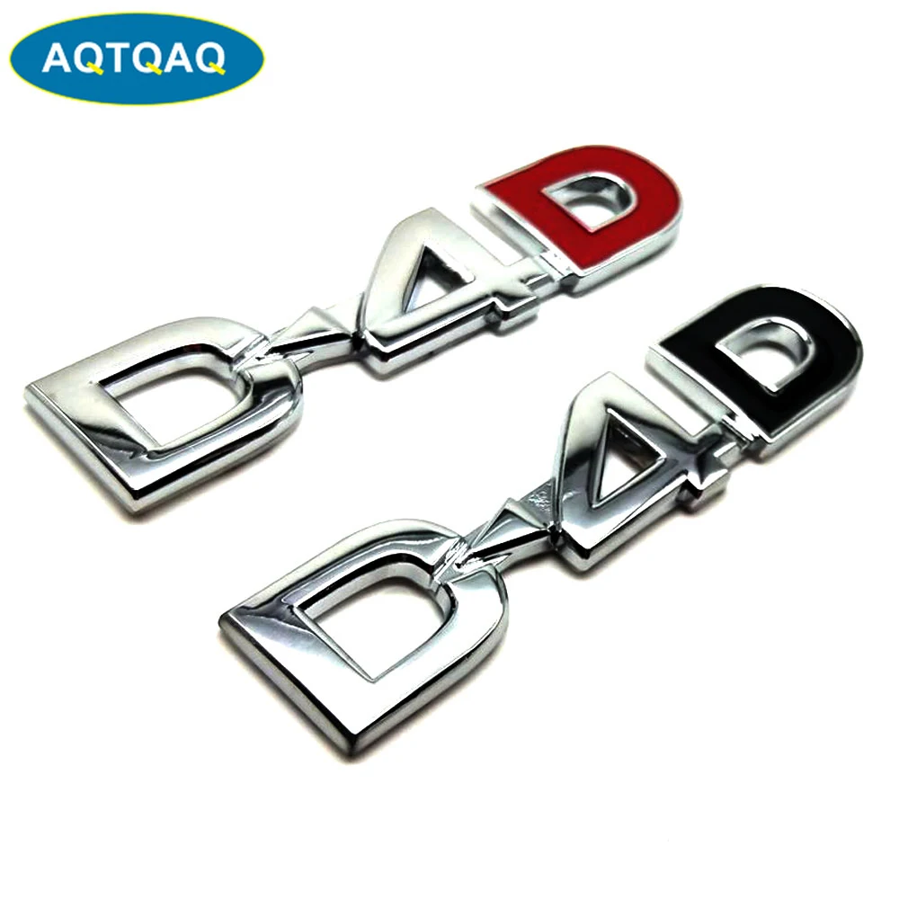 

1Pcs Personalized 3D Car Stickers Metal D4D Car Stickers Badge Decoration Stickers Universal For Highlander