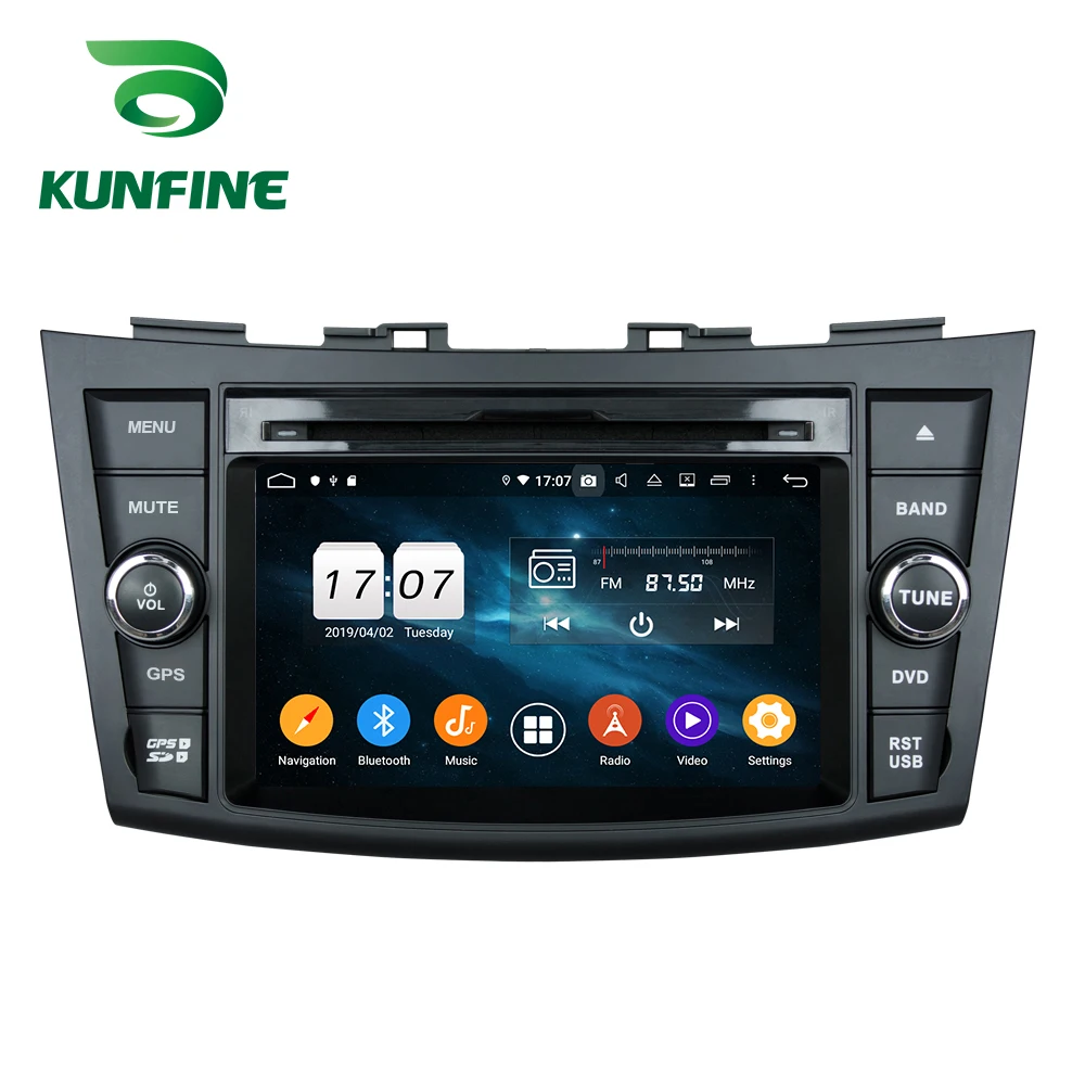 Sale Android 9.0 Octa Core 4GB RAM 64GB ROM Car DVD GPS Navigation Multimedia Player Car Stereo for Suzuki Swift 2011-2017 Radio 1