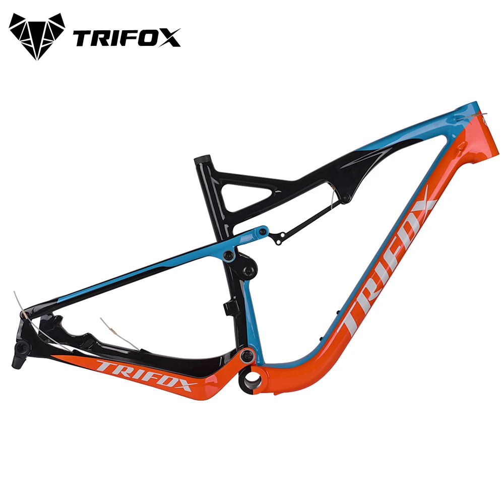 Trifox Mfm100 Carbon Fiber Full Suspension Mountain Boost Mtb Bicycle