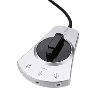 

Optical Audio Splitter 1 In 3 Out Switch Selector Converter Adapter Cable For Toslink