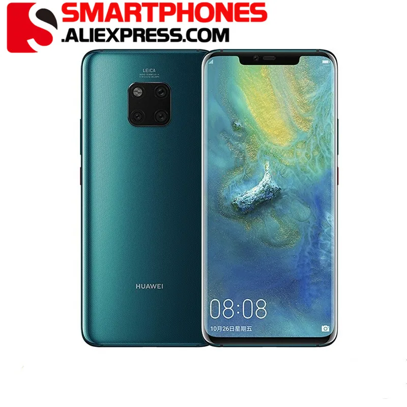 HUAWEI Mate 20 Pro мобильный телефон с глобальной прошивкой 6 ГБ ОЗУ 128 Гб ПЗУ 40мп 4 камеры