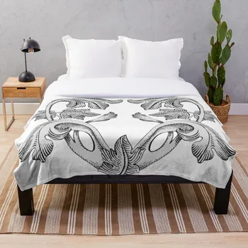 

Drop Shipping Printed Throw Blanket Sherpa Fleece Soft Blanket Flannel Rug Home Decoration For Bed Black And White Heart