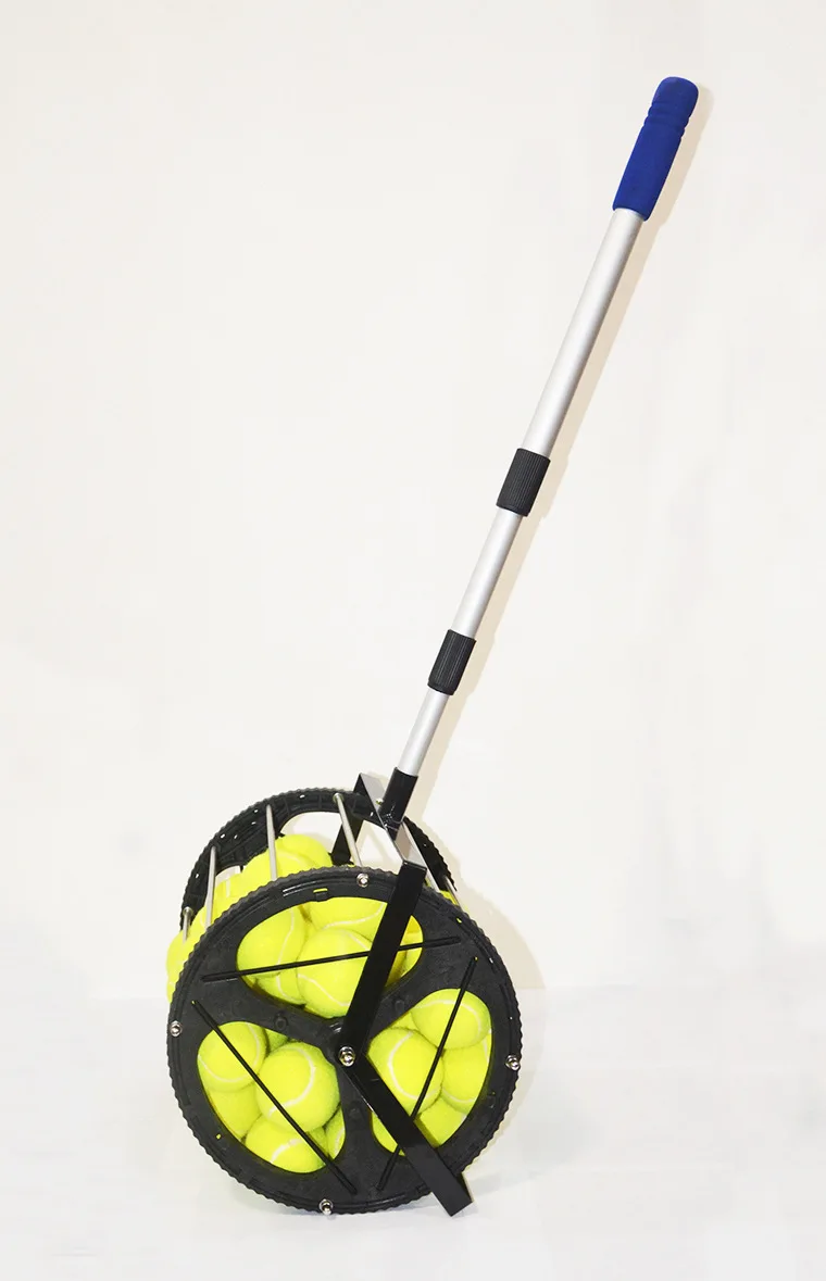 AI Sunway Tennis Ball Picker Pick up Ball-holding Basket Trainer Retriever Multi-Ball Training Device |