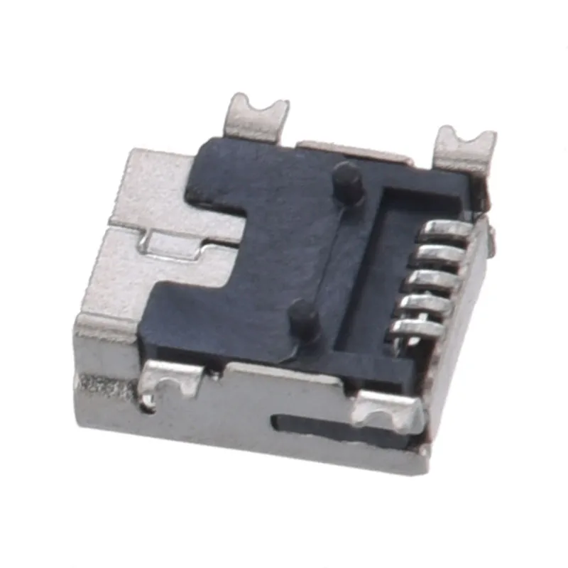 5 шт. мини USB Тип B гнездовой порт контактный 180 градусов SMD SMT PCB Jack