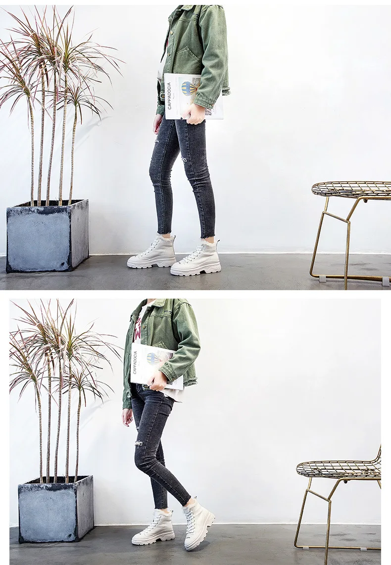 Women Boots Soft Genuine Leather Outdoor Shoes Motorcycle Street Outdoor Style Girls High Tube Boots Women Shoes Snow Boot