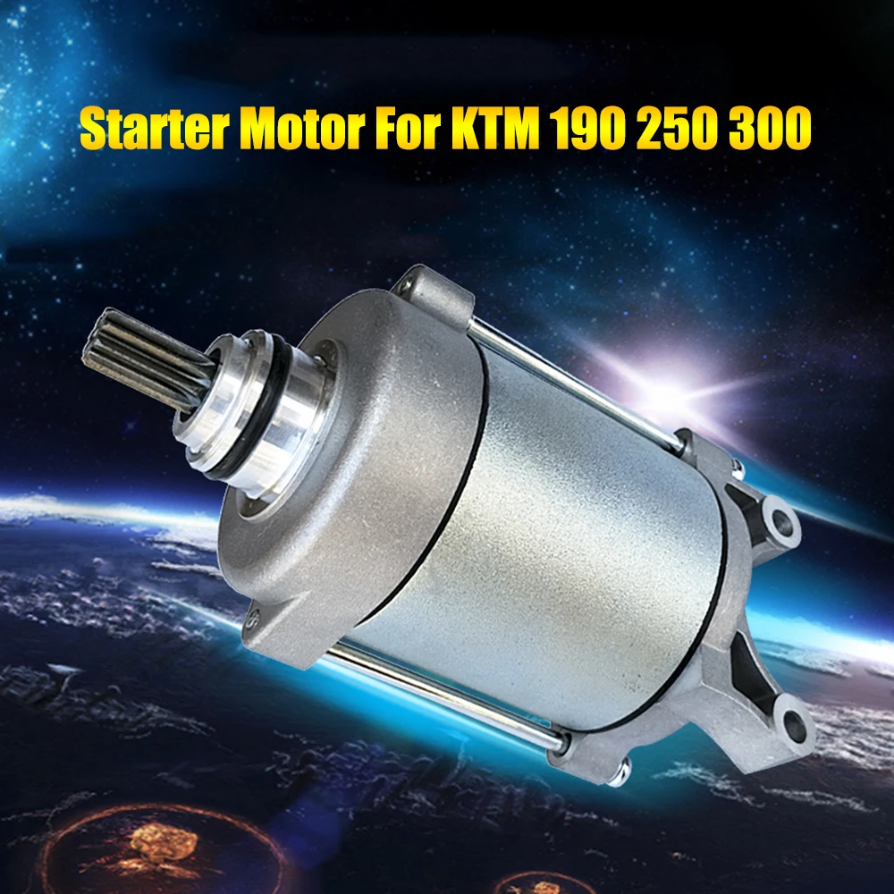

12V 400W Aluminum Motorcycle Starter Motor KTM 190 Motocross Starter Motor KTM250 300 For KTM Motorcycle Motocross Bike