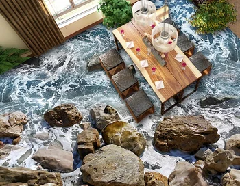 

[Self-Adhesive] 3D Reef Surf 1319 Floor Wallpaper Mural Wall Print Decal Wall Murals