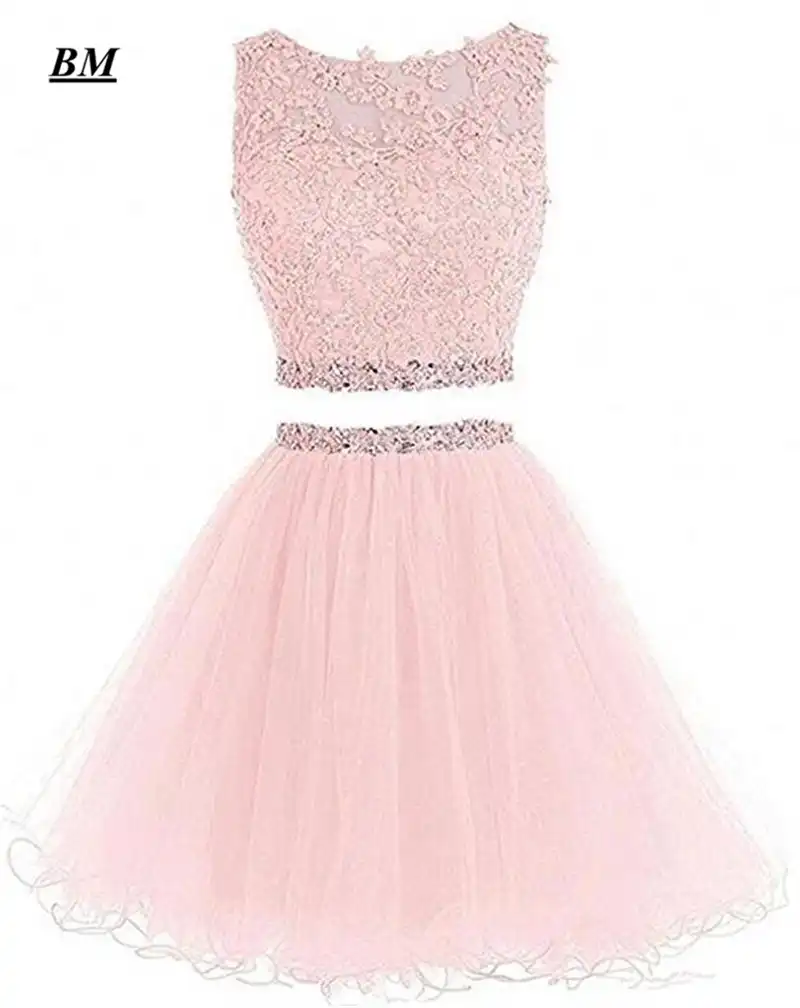 short prom dresses two piece