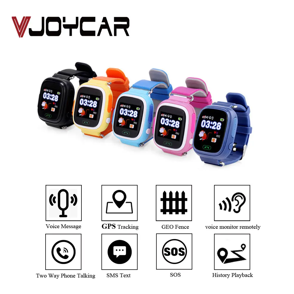 

VJOYCAR Q90 Classic Smart Watch Phone GPS Real Time Tracking Two Way Voice Communication Mute Voice Monitor SOS Pedometer Clock