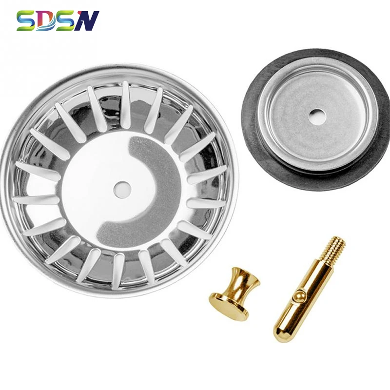 Kitchen Sink Strainers Waste Plug Sink Filter Waste Collector Kitchen Drainers of Quality Stainless Steel Strainer