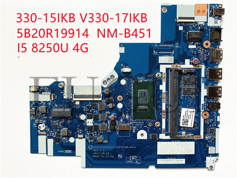 Материнская плата для ноутбука модель 5B20R19914 lenovo 330-15IKB | Компьютеры и офис