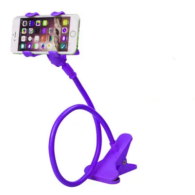 Universal Lazy Mobile Phone Gooseneck Stand Holder Stents Flexible Bed Desk Table Clip Bracket for Phone Flexible Holder Arm best phone stand Holders & Stands