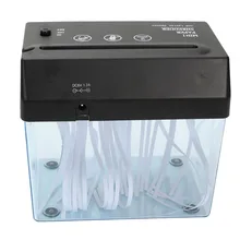 Автоматическая Мини Портативная полоса мусорная корзина двойного назначения школа Электрический А6 сложенный А4 USB измельчитель бумаги настольная машина для резки