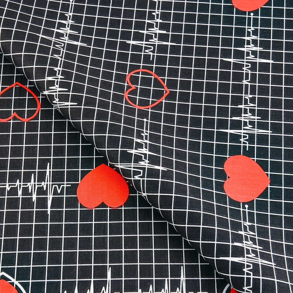 Booksew Lovely Line Design Sewing Cotton 100% Printed For Bedding Twill  Fabric Curtain Per Meter Home Textile Handmad Patchwork|Fabric| - AliExpress