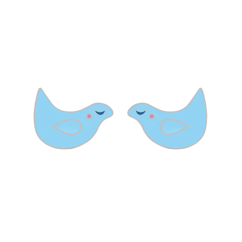2 шт./компл. корги собака синий брод эмаль на булавке на мультфильм Животные бикини с рисунком акулы, кролика, свинья нагрудный знак брошь куртки сумка со значком друг подарки