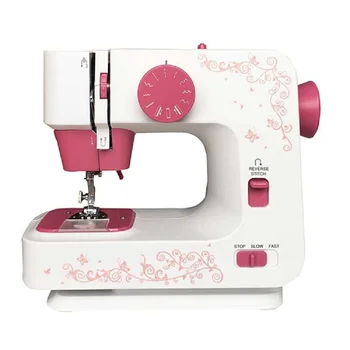 

Sewing Machine Foot Mini Manual Portable Assistant Electric Desktop Multi-Function Thick Lockable Button DIY Clothes JG-1501S
