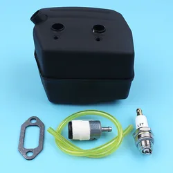 Bougie d'échappement avec filtre et collecteur de carburant, pour HUSQVARNA 61 268 272 268XP 272XP 268K Jonsered 625 630 670 