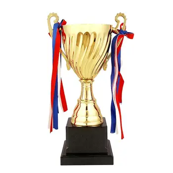 

1pc Sports Match Metal Trophy Competitive Champion Metal Trophy School Tournament Honor Trophy