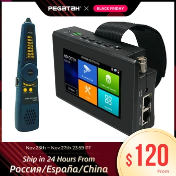 

Pegatah 4K cctv tester cctv monitor for camera Ip camera tester IPC tester poe testers camera CCTV camera tester CFTV camera