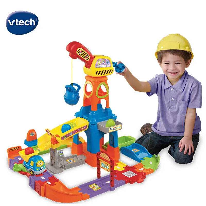 Vtech (VTech) Rail Car architecture Рабочая площадка Rail Car Детская образовательная игрушечная архитектурная Рабочая площадка