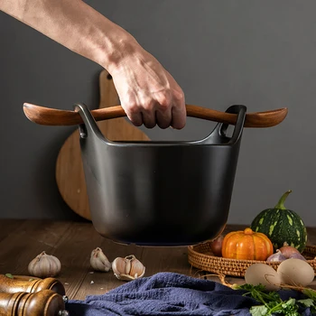 

Japanese style heat resistant clay pot casserole creative household soup stew pot rice seafood dry bellied stew pan stewpot