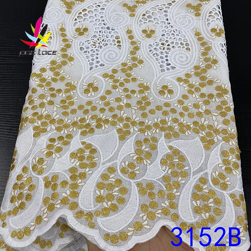 Swiss Lace Fabric African Nigerian French Heavy Embroided Embroidery Dry Wedding Cotton 2019 High Quality | Дом и сад