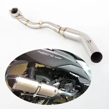 Motorcycle Exhaust Modified Motorbike Escape Front Link Pipe With For kymco Xciting 400 exhaust Xciting s400i