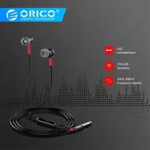 ORICO наушники-вкладыши, Бас Звук, спортивные наушники, музыкальные наушники, стерео игровые наушники для телефона Xiaomi с микрофоном