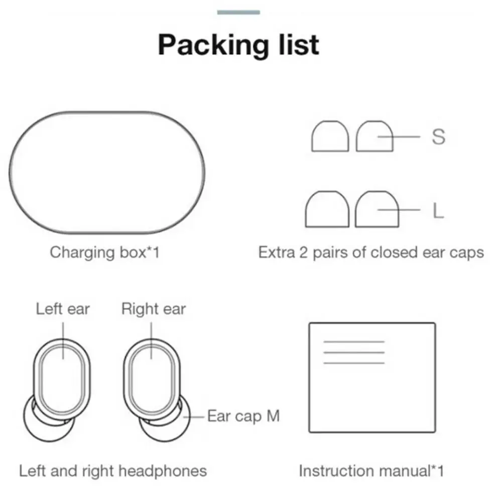 A6S TWS Bluetooth Earphone PK Redmi Airdots Wireless Bluetooth 5 0 Hifi Gaming Headsets Airbuds Ear For Xiaomi iPhone Huawei ios