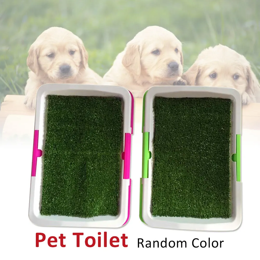1pcs Pet Lawn Type Flat Toilet Dog Training Toilet Potty Pet Puppy Litter Toilet Tray Pad Mat For Cats Easy to Clean Pet Product