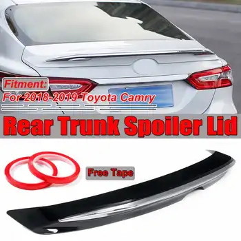 

New 1x Glossy Black / Matte Black Car Rear Trunk Boot Lip Spoiler Lid Wing For Toyota For Camry 2018 2019 Car Spoiler Wing