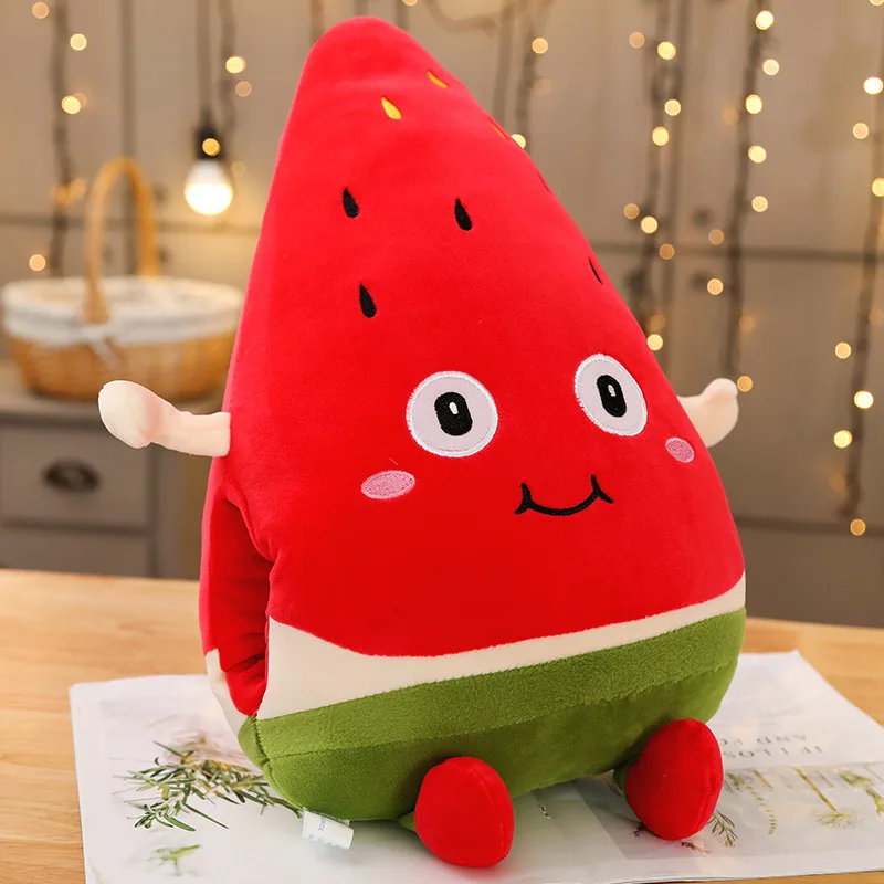 Kawaii Плюшевые фрукты подушка авокадо ананас руки теплые мягкие овощи игрушки диван подушка украшение дома креативный подарок - Цвет: As  picture