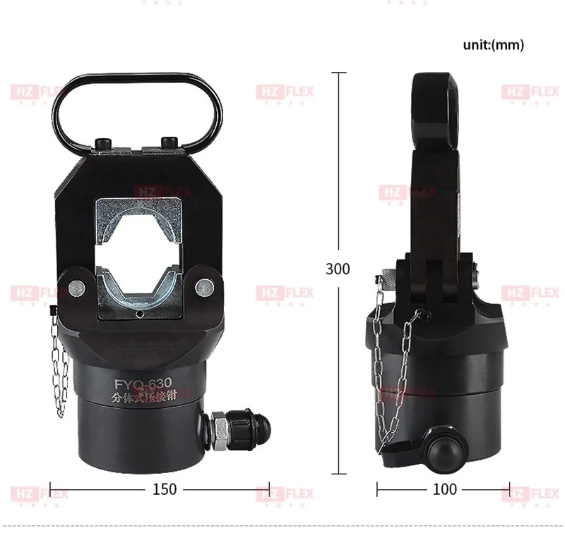 FYQ-630 Сплит гидравлический зажим обжимной станок 150-630mm2 гидравлические щипцы для обжима медного алюминиевого терминала кабель прессованный
