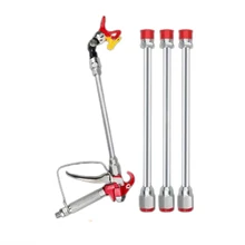 Tige d'extension de pulvérisateur sans air, 30/50/75/100cm, pour tête de pistolet de peinture Graco Titan Wagner