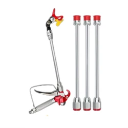 Tige d'extension de pulvérisateur sans air, 30/50/75/100cm, pour tête de pistolet de peinture Graco Titan Wagner 