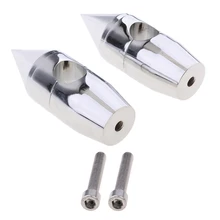 2 1/" Шипованная хромированная заготовка руль откатный стояк для 1" Handbars Cruiser