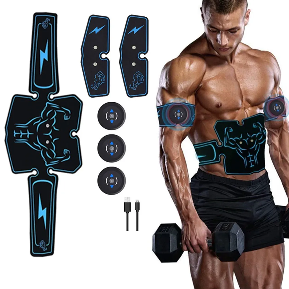 Vertvie Muscle Trainer Electric Muscle Stimulator Fitness Body Slimming Massager ABS Stimulator Wireless Buttocks Abdominal Belt