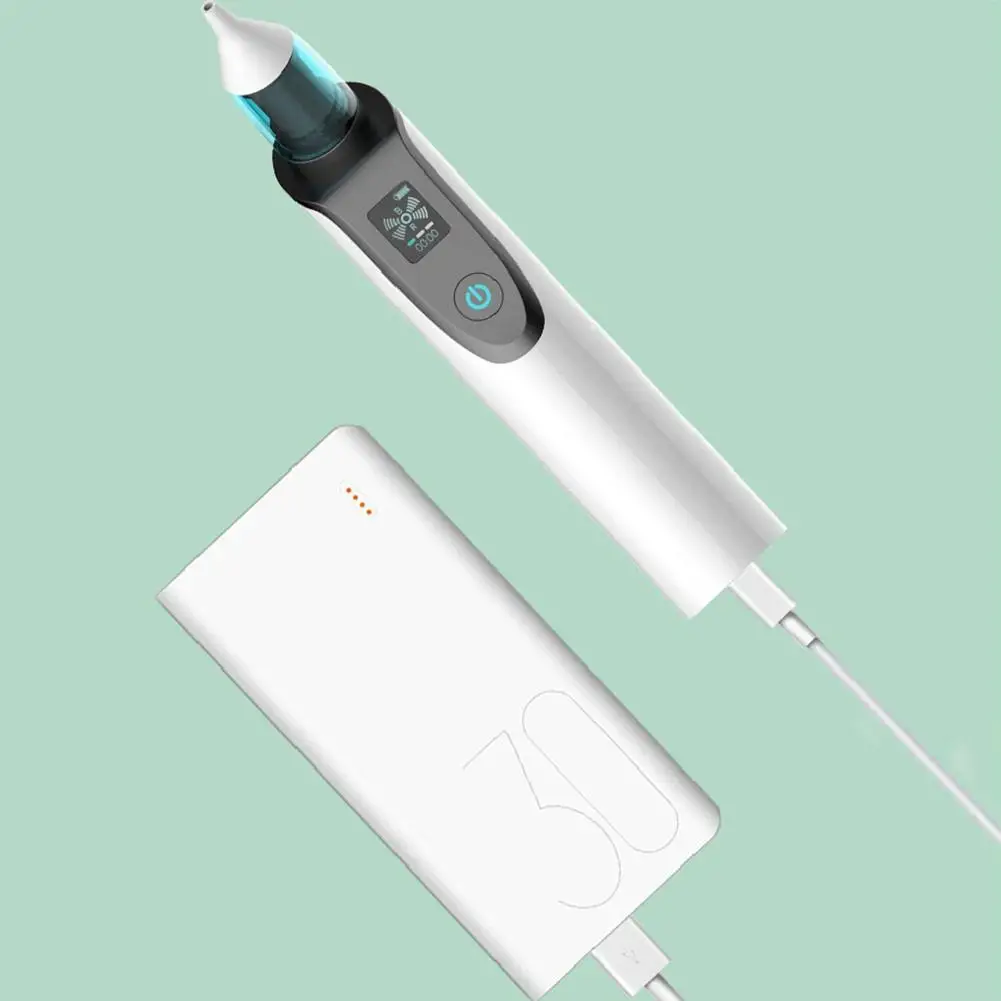  Nasal Aspirator Baby Electric Nasal Aspirator Newborn Baby Nose Cleaner Adult Blackhead Remover Bea