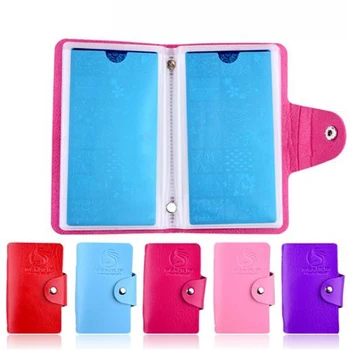 

Large Rectangular Nail Art Stamping Plate Holder Storage Nail Plate Organizer Empty Case