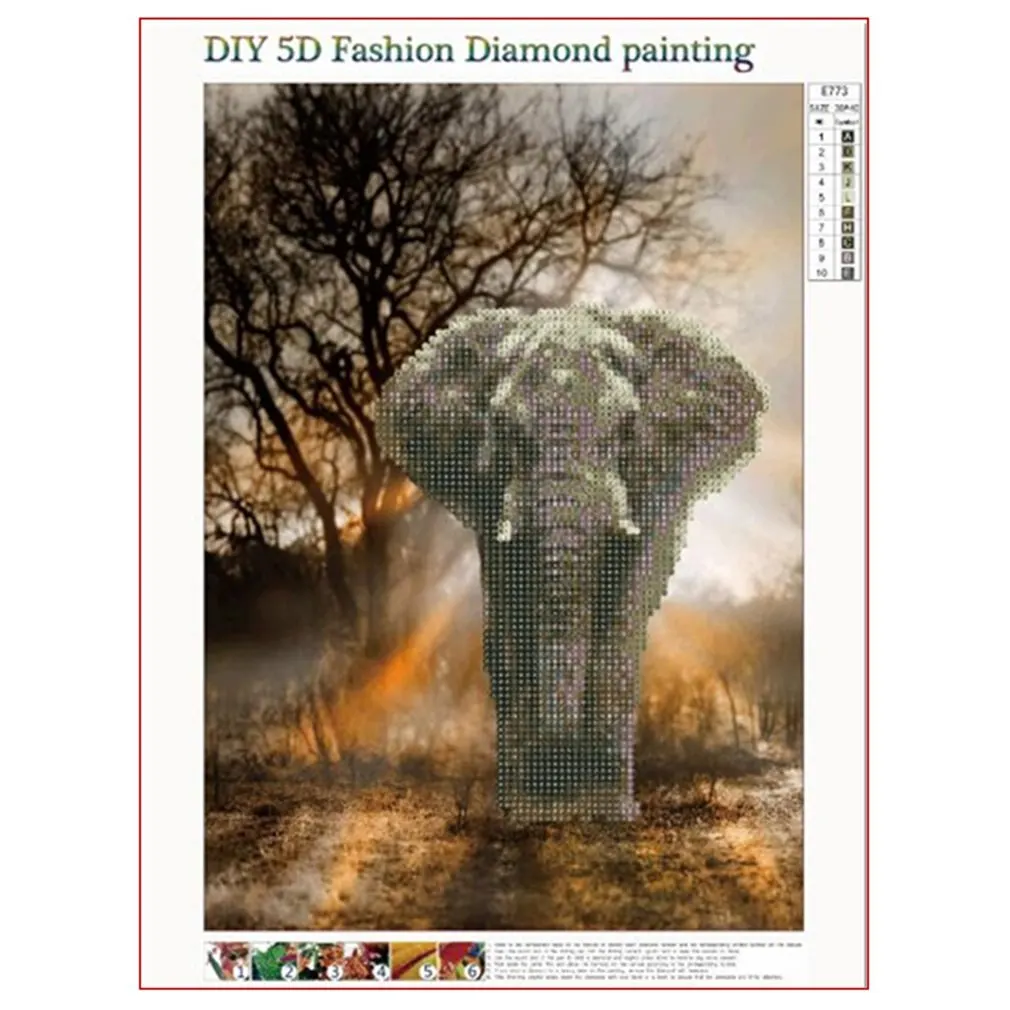 Elephant E773 новинка алмазная вышивка крестиком 5D живопись полная картина маслом на