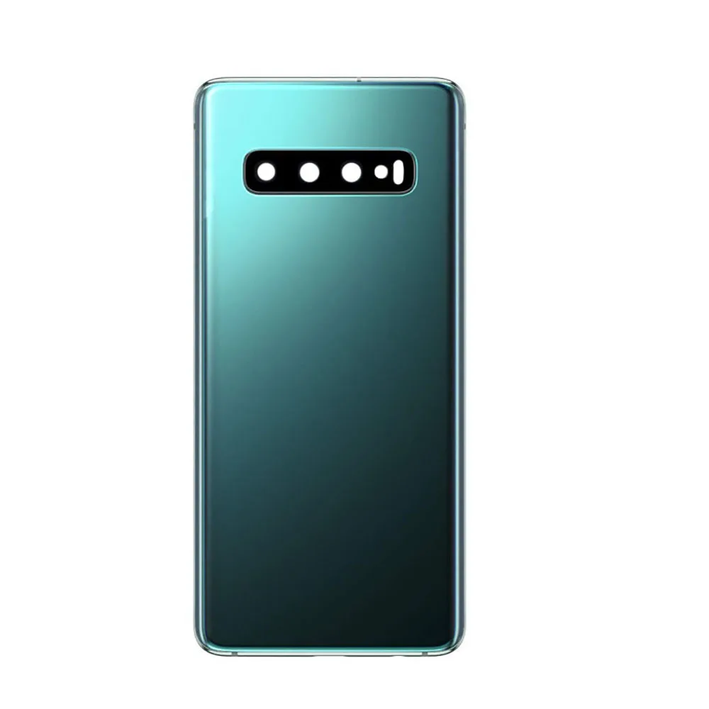 10PCS Original Back Battery Glass Cover For Samsung Galaxy S10/S10E/S10 Plus G973 G975 Rear Door Housing Case+Camera lens