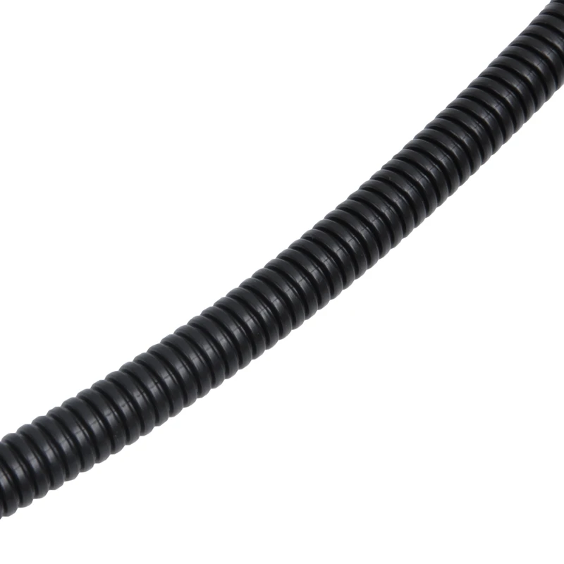 8mm Flexible PVC Corrugated Gas Tubing Pond Conduit Tube 7M Black
