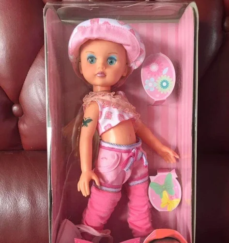 Оригинальные 34 см куклы Michelle Америка стеклянные бусины милые девушки одеваются куклы для девочек игрушки - Цвет: with box