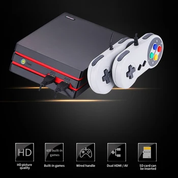 

Handheld TV Video Game Console HDMI/AV Console 64 Bit Build In 600 Classic Game Family Video Games Retro Game Console Support 4K