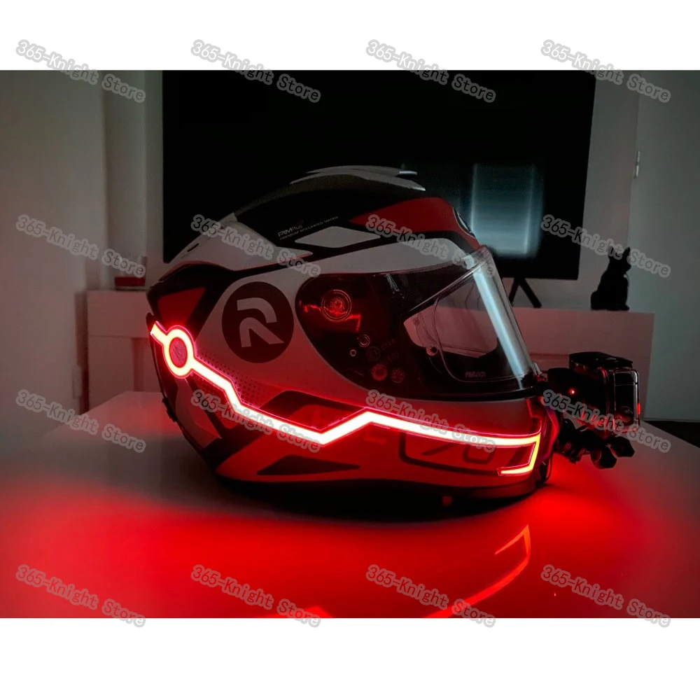 Cycling Motorcycle Helmet LED cold light Self-adhesive Reflective Luminous Sticker Strip Modified Waterproof Decoration