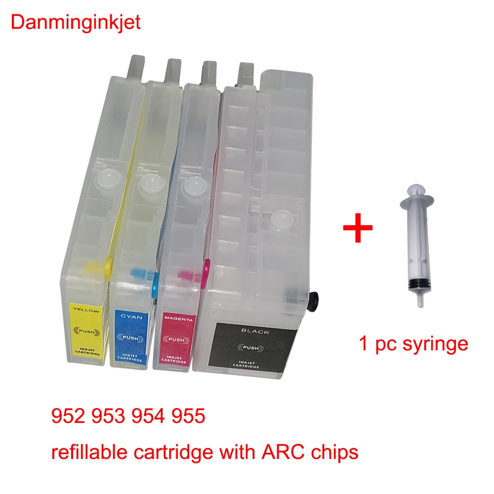 Cartucho de tinta recargable hp 954 954XL, con chip de reinicio automático  VB.4, para hp officejet pro 7740, 8210, 8710, 8720, 8730 p|Kits de recarga  de tinta| - AliExpress