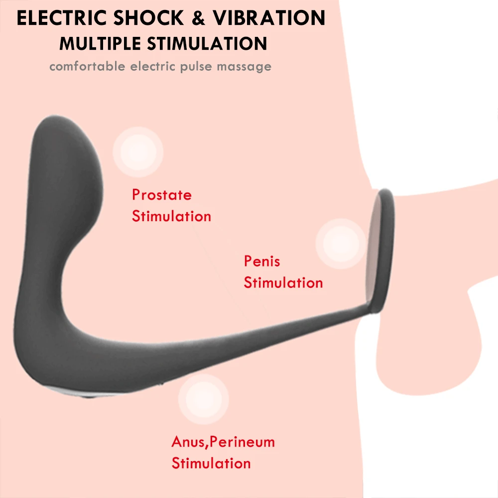 Massageador de Próstata Electric Shock Prostate Massager