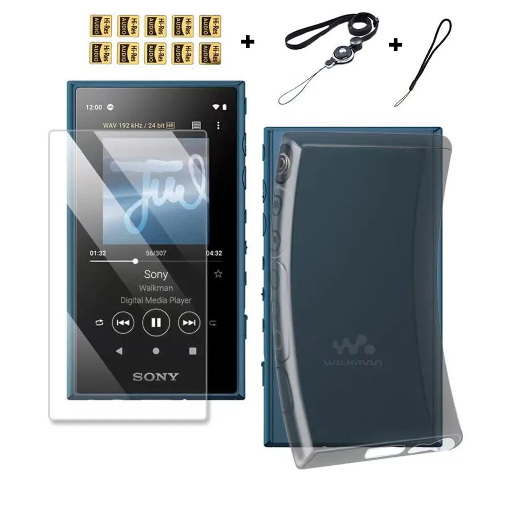 Soft Clear TPU Protective Case Cover for Sony Walkman NW-A105 A105HN A106 A106HN A100 A100TPS